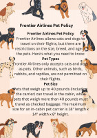 Frontier Airlines Pet Policy: Everything You Need to Know