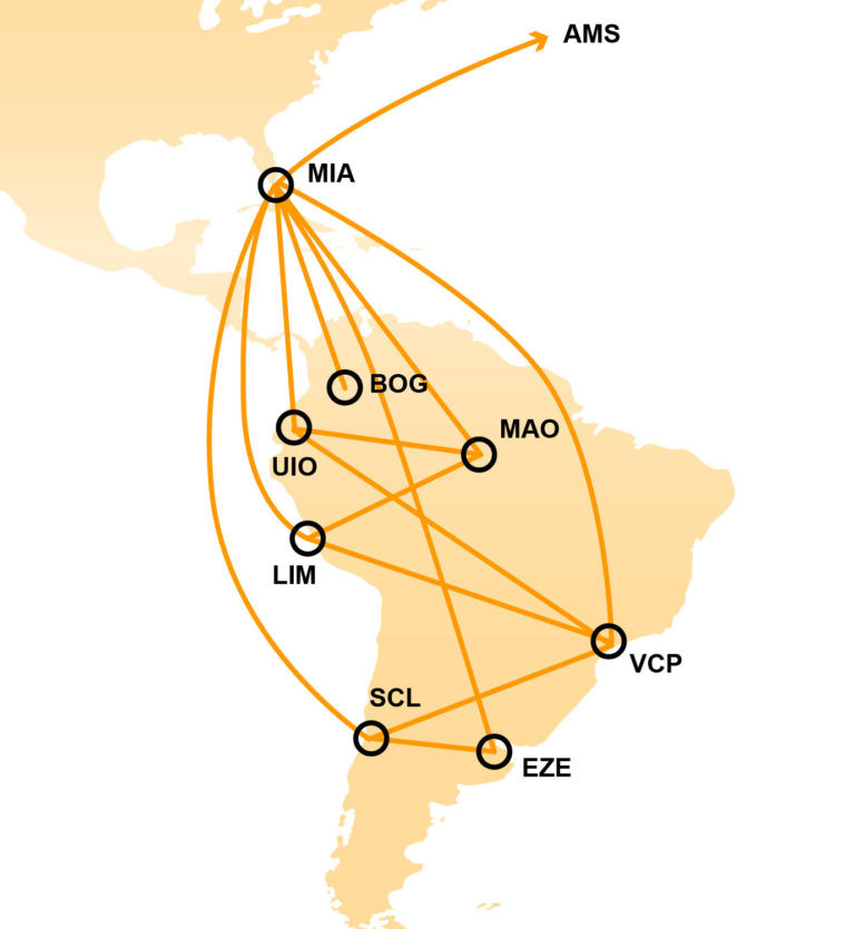 Atlas Air route map